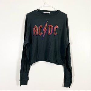 DAYDREAMER AC/DC Long Sleeve Retro 90s Band Tee